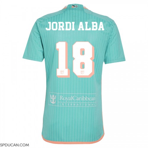 Muški Nogometni Dres Inter Miami Jordi Alba #18 Rezervni 2024-25 Kratak Rukav